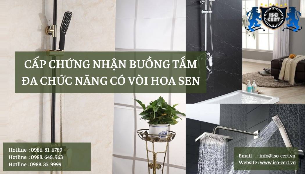 Cấp Chứng Nhận Buồng Tắm Đa Chức Năng Có Vòi Hoa Sen