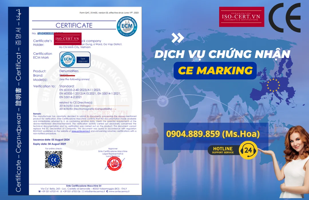 Dịch Vụ Chứng Nhận Ce Marking